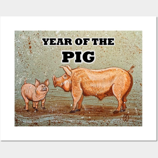 Year of the Pig Wall Art by Matt Starr Fine Art